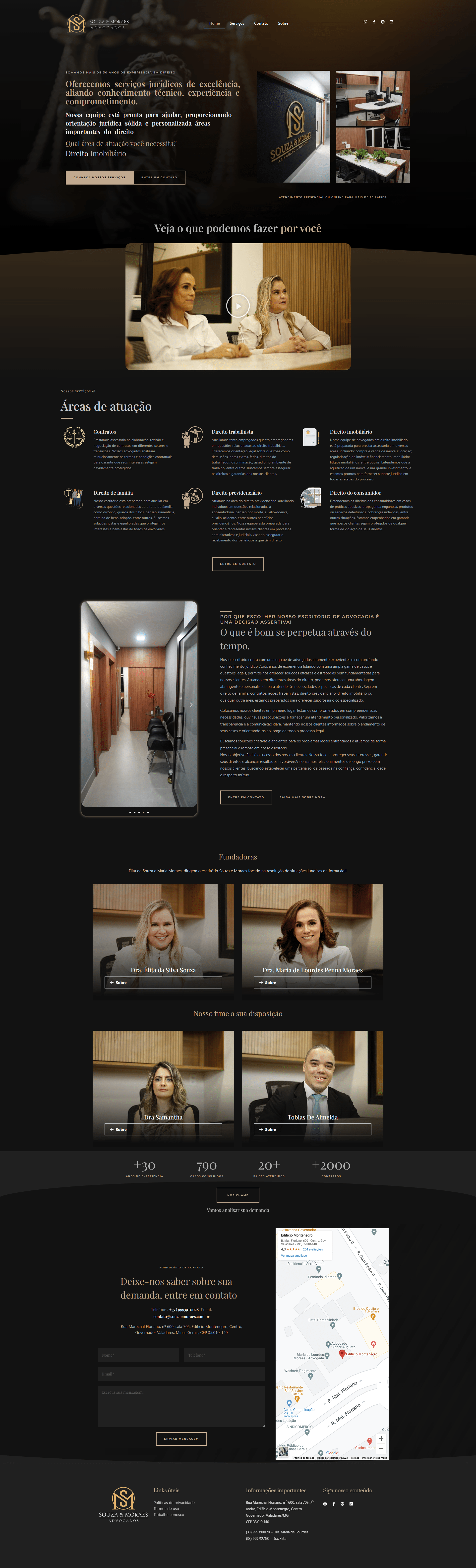 Site Souza e Moraes Advogados